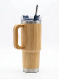 Premium Bamboo Tumbler with Handle