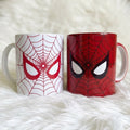 Personalized Superhero Style Ceramic Mug – Red & White