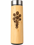 🌿 Bamboo Nature Insulated Water Bottle – ( With Your Design )