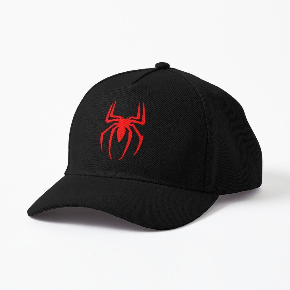 Spider Web Couple Baseball Caps – Black & White